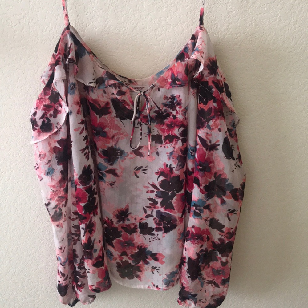 Off the shoulder with straps